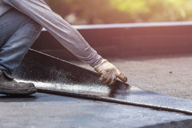 Professional Emergency Waterproofing technician working in Cambria, WI